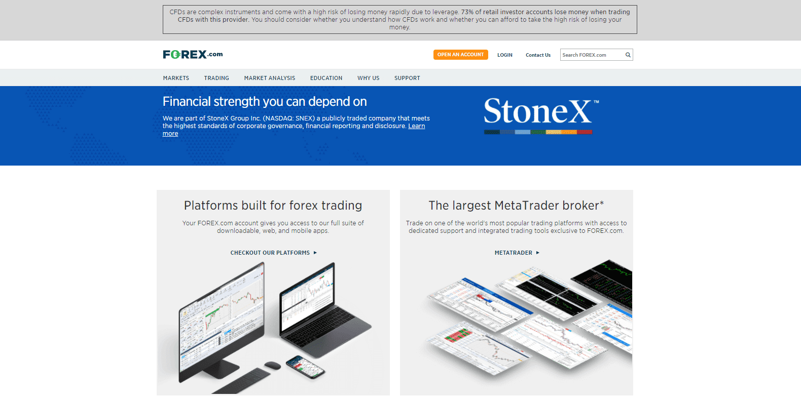 Forex.com largest MT4 brokers